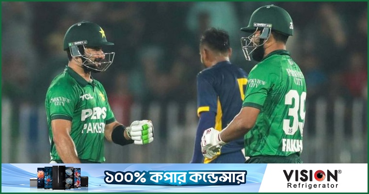 ফারহান-মাজের ঝড়ো ফিফটিতে হেসেখেলে জিতল পাকিস্তান
